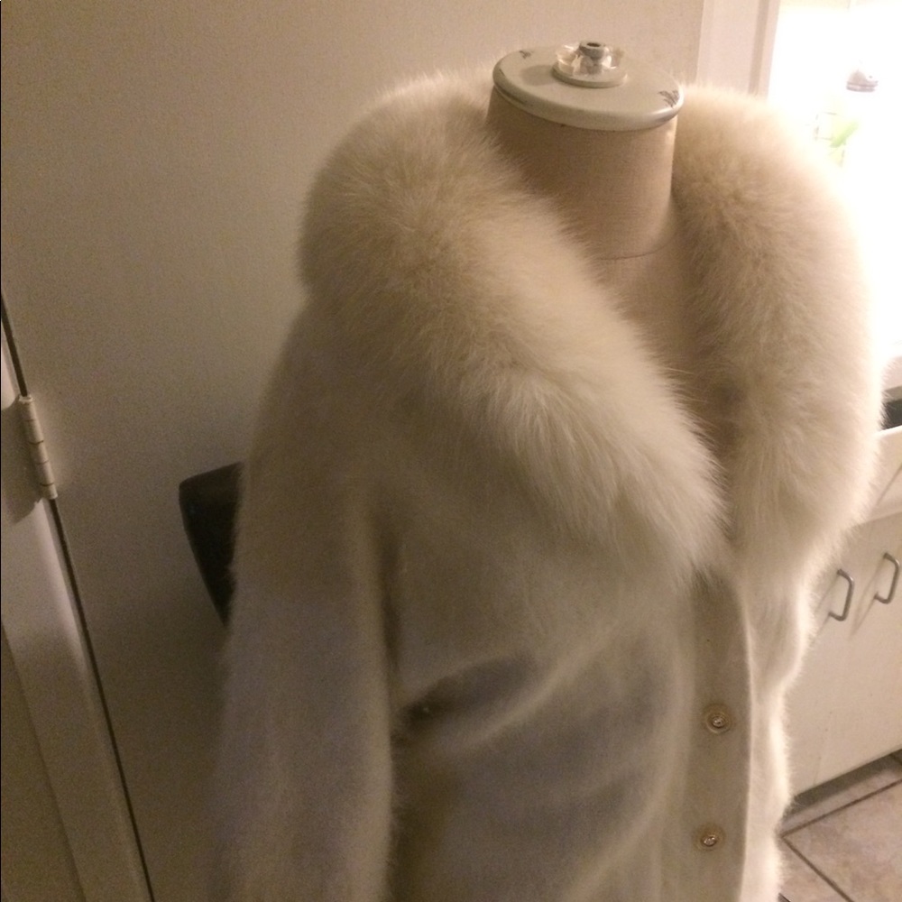 Misook Angora fur jacket